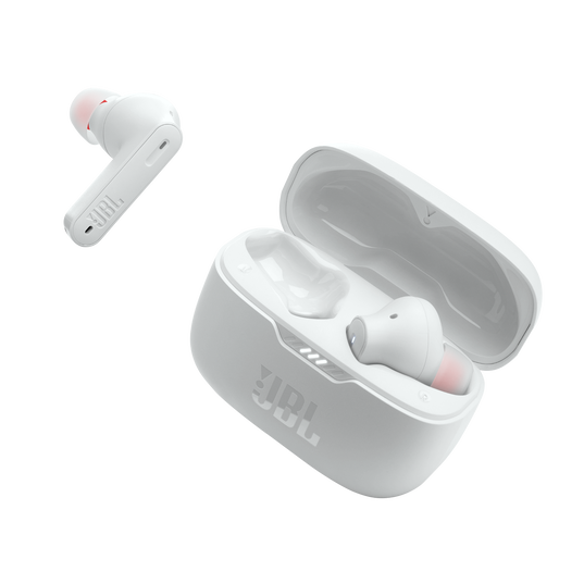 JBL Tune 230NC TWS - White - True wireless noise cancelling earbuds - Detailshot 5